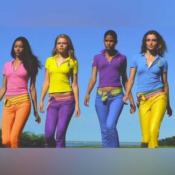 Ralph Lauren Black Label Turquoise Crystal Big Pony Cropped 888 Jean - Picture 7 of 17